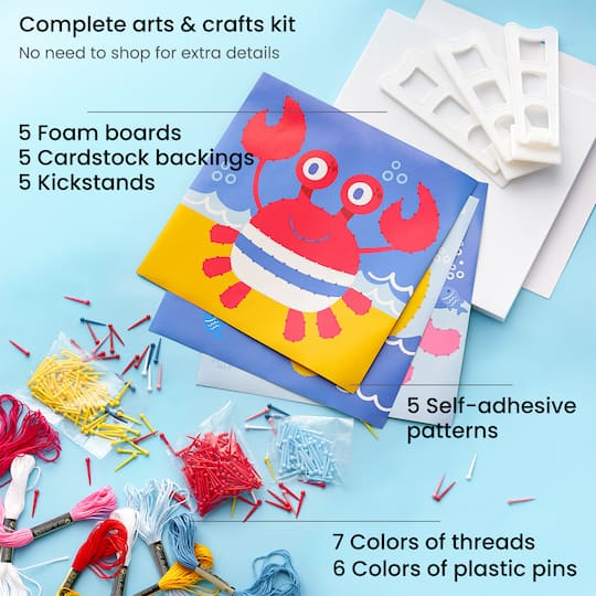 Arteza® Kids Sea Animals String Art Set